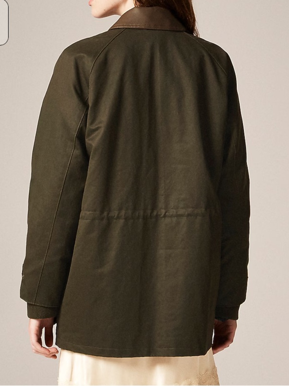 J crew Broken-in Barn Jacket™ with faux-leather collar - Picture 4 of 5